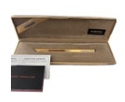 Aurora Thesi Gold Tone Ball Point Pen Vintage Carpogiani Bologna, Italy