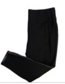 Peter Nygard Slims Legging Pants 3X Black Faux Leather Panel Grunge Rock