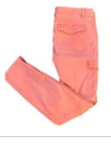 Vineyard Vines Pants Womens 10 Pink Cargo Ankle Zip Tapered Leg