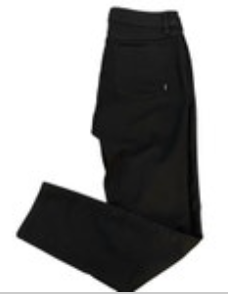 Prana Black Pants Women's Outdoors Hiking Gorpcore Jeans Size 4