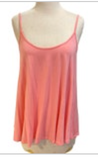 Small Southern Tide Pink Spaghetti Strap Tank Camisole