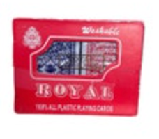 2-Pack of Royal Vintage Playing Cards Set Waterproof 100% Plastic Sealed