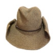 Nine West Women's Cowgirl Western Style Rolled Sun Hat Natural One Size