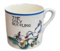 Royal Trico Japan Ugly Duckling Child’s Cup Mug Vintage