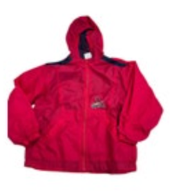 St Louis Cardinals Kids Hooded Windbreaker Sz S(8) Puma MLB Genuine Merchandise