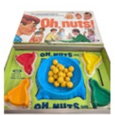 Vintage 1969 Oh, nuts! Game Ideal Complete With Damaged Box