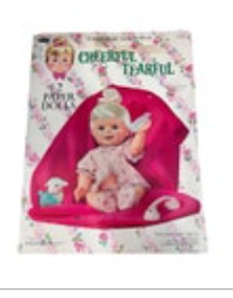 Vintage Cheerful Tearful Paper Dolls Whitman 1966 Great Condition