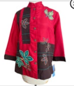 Koret Size S (6-8) Floral Embroidered Cardigan Jacket NWT Asian Inspired Button