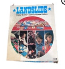 Vintage Landslide Parker Brothers Power Politics Board Game 1971 COMPLETE!