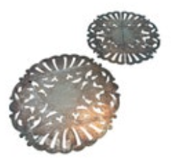 Wallace Silver Plate Expandable Footed Trivet #7332 With Large Solid 7323 HHP