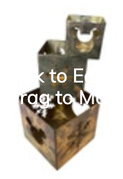 Brass Disney Votive 3 Piece Candle Holder Set Mickey Snowflake Needs Polishing