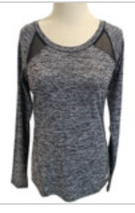 RBX Live Life Active Women's Black Pullover Vented Long Sleeve Top Size Small