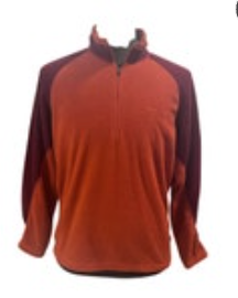 Patagonia Capilene Sweatshirt Adult Medium Orange 1/4 Zip 100% Polyester Fleece