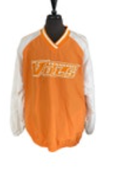 58 Sports University of Tennessee Sideline Jacket Mens XXL Orange Vols V-Neck