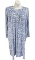 Aria Collection Women's Floral Nightgown XXLarge Pockets Excellent Condition