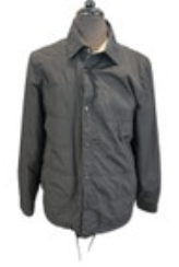 Vans Off The Wall Original Classics Mens Sz M Full Snap Black Longsleeve Jacket