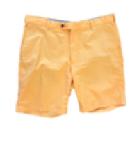 Peter Millar Mens Size 38 Golf Shorts Orange Lightweight Pima Cotton Pockets EUC