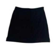 EP Pro Womens Golf Black Skirt Skort Sz 10 side zip button EUC