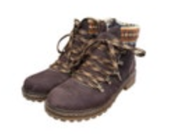 Blondo Brown Raina Waterproof Hiking Boots With Chunky Sole Side Zipper 9M