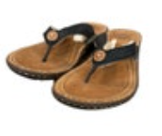 UGG Hamoa 1791 Sheepskin Lining Black Sz 6 Women's Flip Flop Sandal MSRP $79 NWB