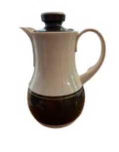 Vintage THERMOS Tan Brown Coffee Butler Ingried Thermal Carafe #570 West Germany