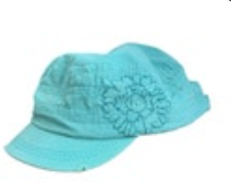 Life Is Good Hat Painters Cap Adult Adjustable Green Embroidered Flower