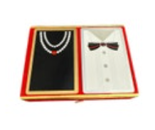 Congress Double Deck Playing Cards Elegant Evening Tux Pearls SEALED new/old