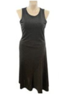 Michael Kors Gray Derby Wool Blend Dress Sz XL NWT $295 Sleeveless Asymmetrical