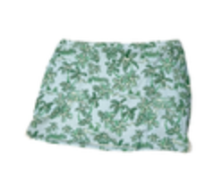Mary Square Women’s Skirt Lined Skort XL Green Beach Stretchy Nylon Spandex