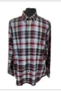 Boss HUGO BOSS Mens Regular Fit Plaid Long Sleeve Button Down Shirt XL Red Black