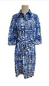 Jude Connally Sutton Stretch Poplin Tie Waist Button Front Dress L NWT $268