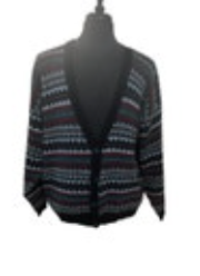VTG The Mens Store at Sears Cardigan Sweater Grandpa Acrylic Southwestern READ