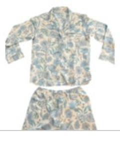 Miss Elaine Women's Light Blue White Poly/Cotton 2 Piece Pajama Set Cozy READ
