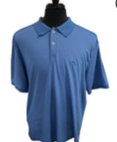 Tommy Bahama Polo Shirt Mens XXL Blue Classic Fit Short Sleeve Casual