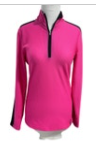 Lauren Ralph Lauren Active LRL 1/4 Zip Jacket Womens Medium Pink Performance Top