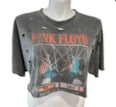 Pink Floyd Small Distressed World Tour 1987 Band Tee Rock Graphic Music Concert