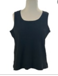 Vintage Windridge Cheryl Nash Women’s Black Tank Top Shirt Size M
