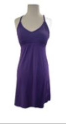 Athleta Women’s Purple Racerback Dress Size S Built-In Bra Spaghetti Strap