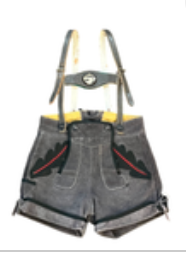 Vintage Suede Lederhosen Shorts Youth German Oktoberfest Bavarian Boy 11” Waist