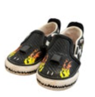 Vans Classic Asher Toddler Size 5 Flame Racing Slip On Low Skate Shoes Nascar