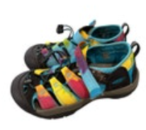 Keen Newport H2 Shoe Youth Size 2 Hiking Shoes Tie Dye Sport School Outdoor