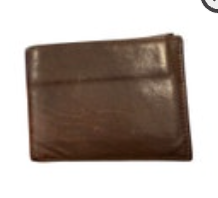 Mens Genuine Real Leather Wallet Card Slim Brown Made In Mexico