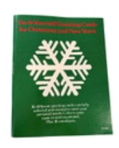 1974 Make Your Own Christmas Cards Kit Booklet Scholastic Unused NOS