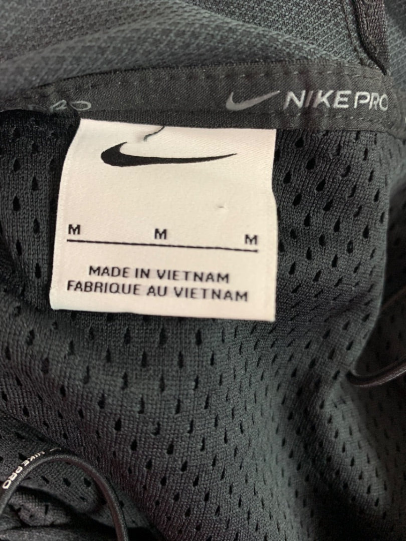 Medium Nike Pro Repel 1/2 Zip Black Jacket Hooded Windbreaker DM5536