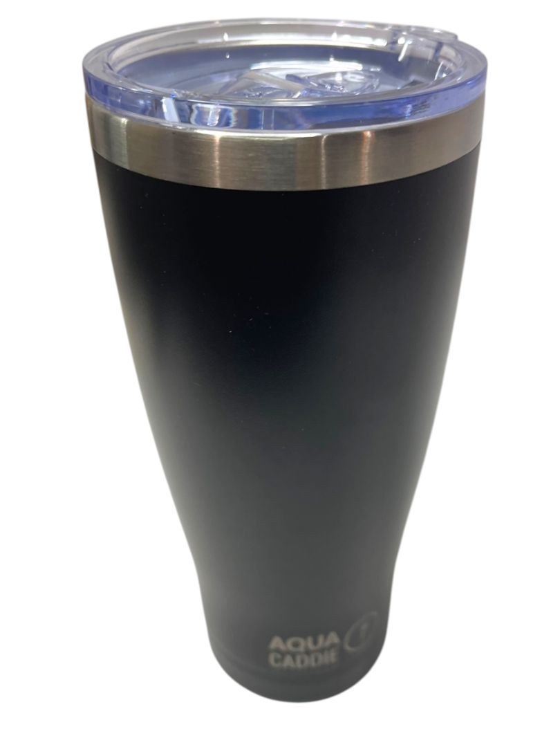 Promotional New Aqua Caddie 22oz Insulated Tumbler Black Golf