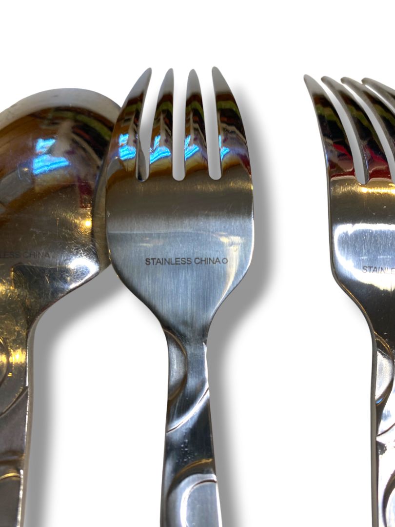 Hemisphere by Cambridge Silver Stainless Steel 5 Dinner Forks 1 Soup Spoon