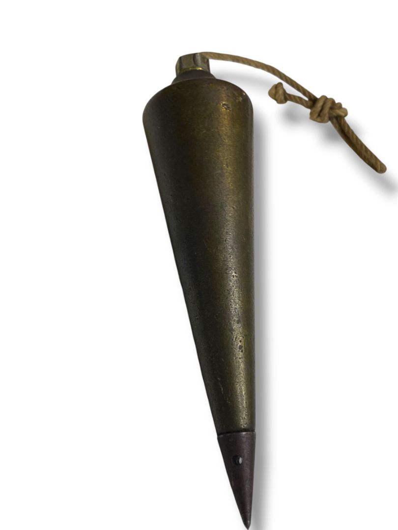 Vintage Brass and Steel Plumb Bob Globe "12" Made in USA