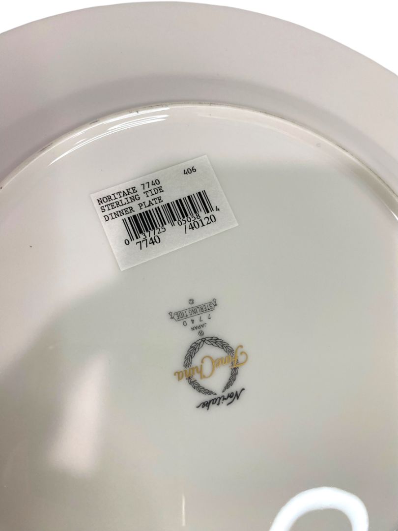 Vintage Noritake New Sterling Tide Dinner Plate China 10 5/8"
