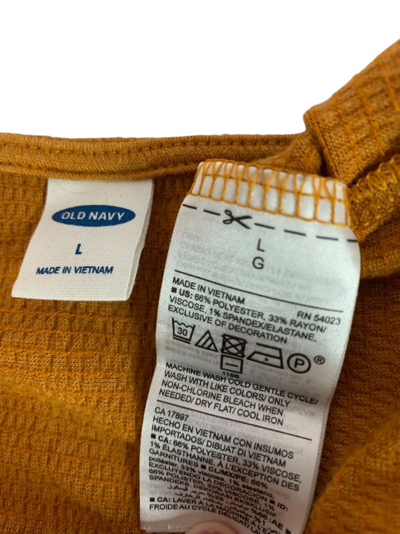 Size Large Old Navy Womens Rust Color Soft Knit Pullover Shirt Boho