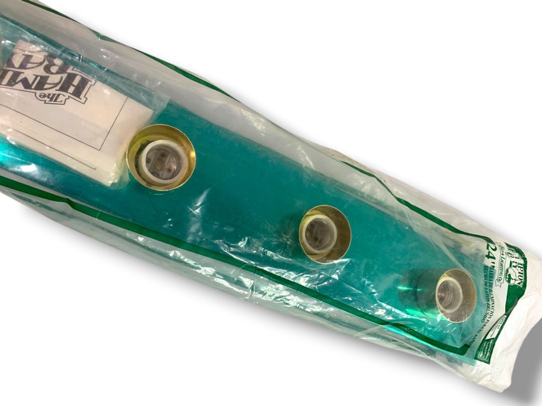 Hampton Bay Broadway Vanity Hardwired Wall Mount 5 Light Fixture Teal